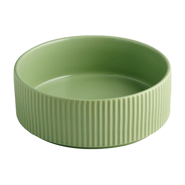 APS THE GRID Sage Porcelain Bowl - 550ml 160x60mm (Pack 6) (B2B)