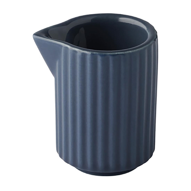 APS THE GRID Marine Porcelain Jug - 40ml 45x65mm (Pack 6) (B2B)