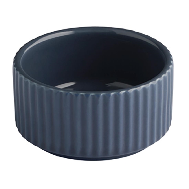 APS THE GRID Marine Porcelain Bowl - 70ml 75x40mm (Pack 6) (B2B)