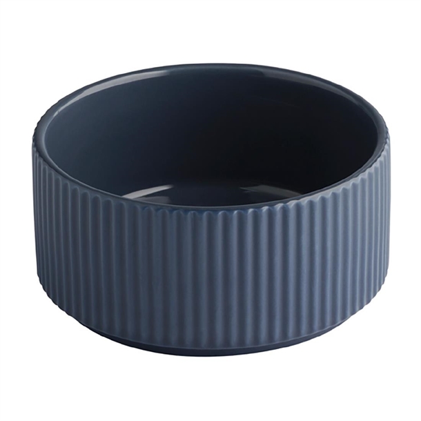 APS THE GRID Marine Porcelain Bowl - 350ml 125x60mm (Pack 6) (B2B)