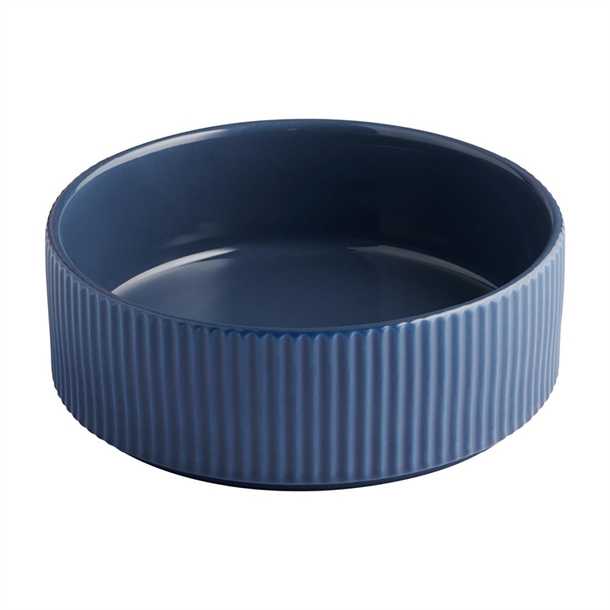 APS THE GRID Marine Porcelain Bowl - 550ml 160x60mm (Pack 6) (B2B)