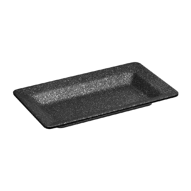 APS FROSTFIRE Black & Silver Non-Stick Coated Tray - GN 1/4 265x162x30mm (B2B)