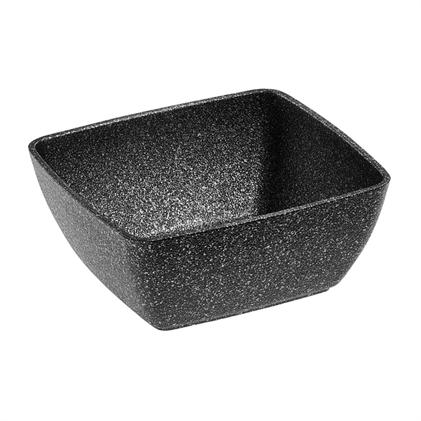 FROSTFIRE Black&Silver Non-Stick Coated Bowl - GN 1/6 1.3 Ltr 176x162x75mm (B2B)