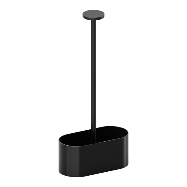 APS THE GRID Black Stainless Steel Cruet - 145x70x300mm (B2B)