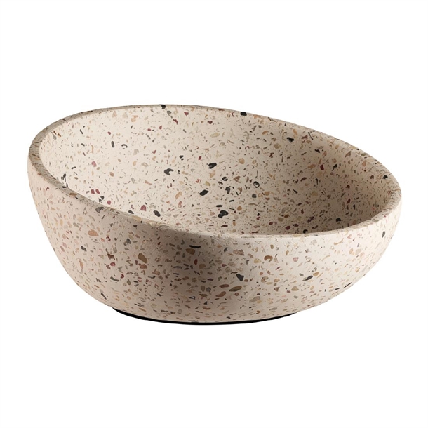 APS TERRAZZO Concrete Bowl - 1.1Ltr 220x60x105mm (B2B)