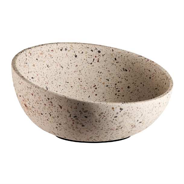 APS TERRAZZO Concrete Bowl - 1.7Ltr 260x75x130mm (B2B)