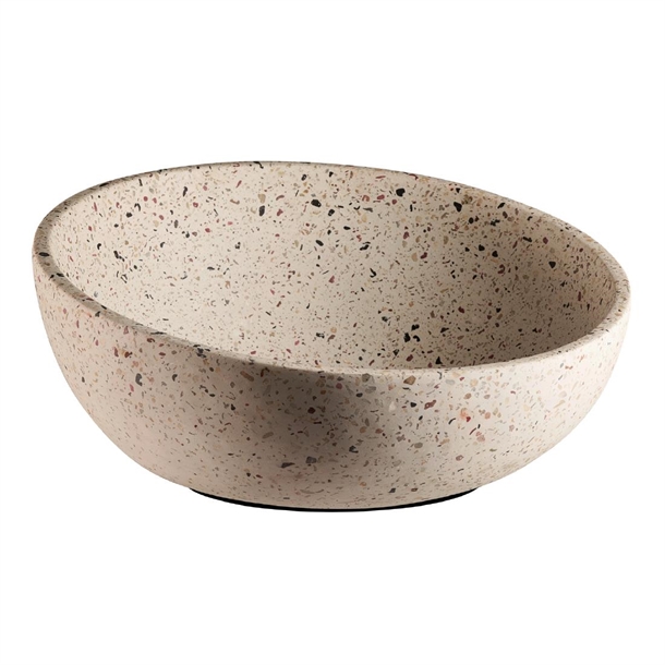 APS TERRAZZO Concrete Bowl - 2.5Ltr 295x85x145mm (B2B)
