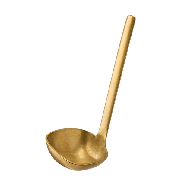 APS BULQ Stainless Steel Spoons Vintage Look Gold - 125mm (B2B)