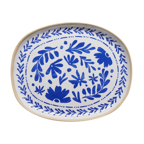 APS FLORYN Melamine Tray White & Blue - GN 1/2 325x265x25mm (B2B)