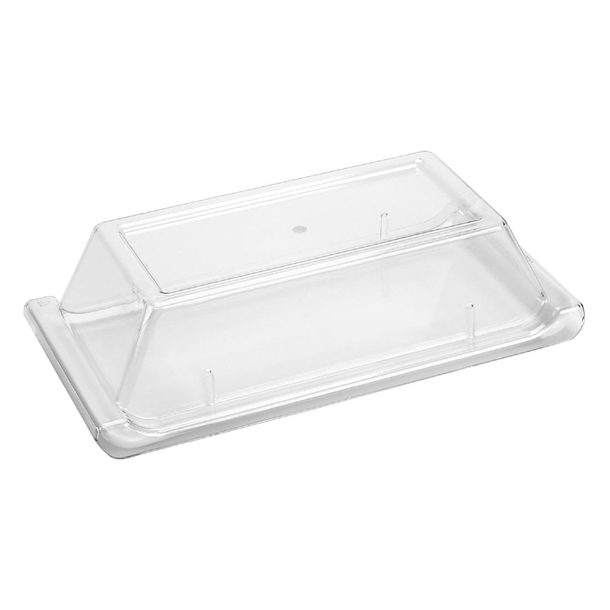 Churchill Tritan Plastic Rect Buffet Cover - 280x127mm (Pack 6) (Direct)