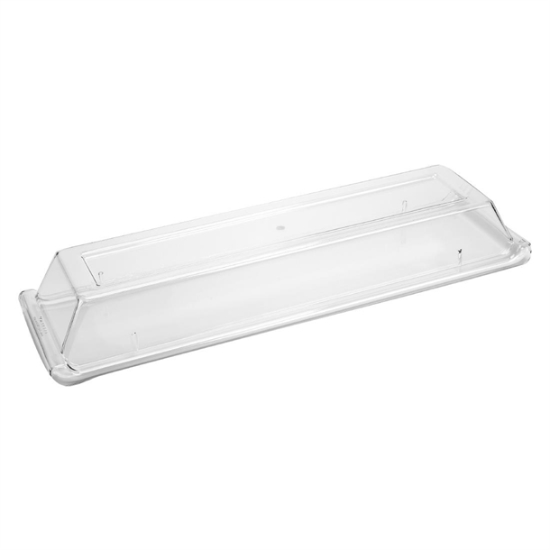 Churchill Tritan Plastic Rectangle Buffet Cover - 559x152mm (Pack 2) (Direct)