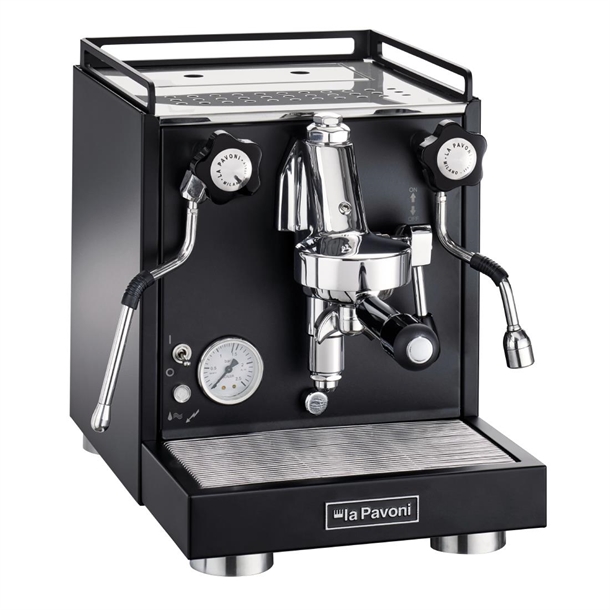 La Pavoni Cellini Classic Semi-Pro Coffee Machine Matte Black- 1.4kW (Direct)