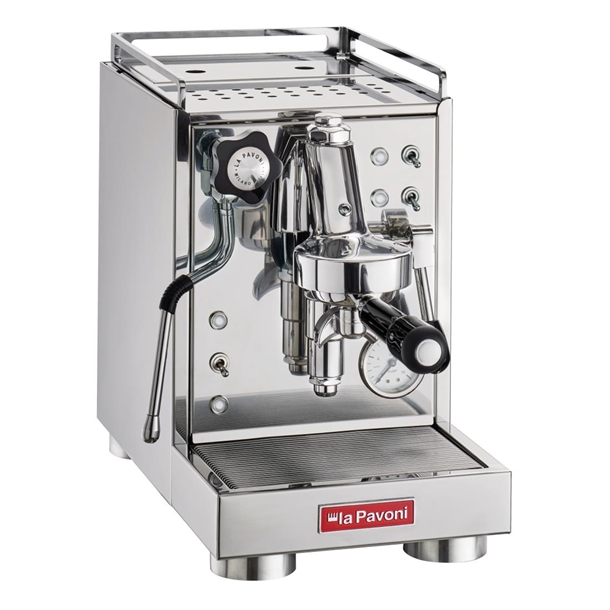 La Pavoni Mini Cellini Semi-Professional Coffee Machine St/St - 1.4kW (Direct)