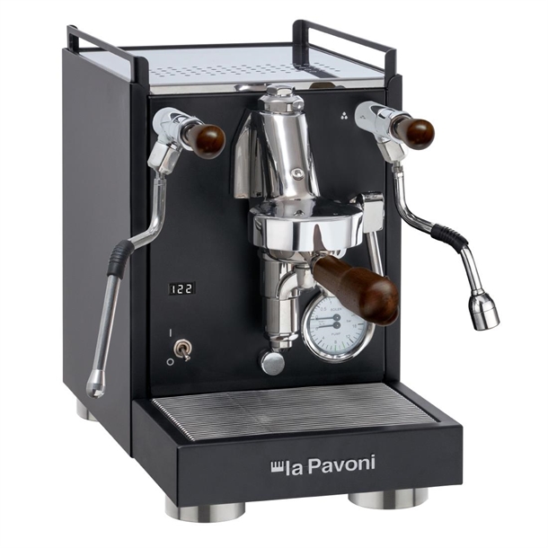 La Pavoni Mini Cellini Semi-Professional Coffee Machine Black - 1.4kW (Direct)