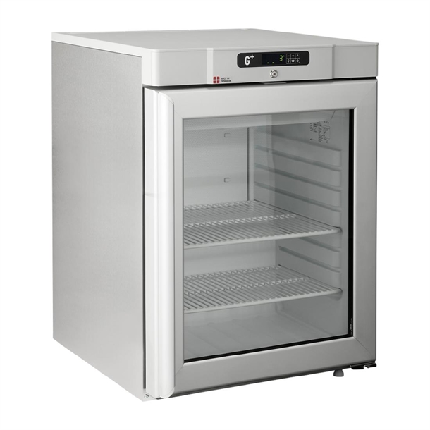 Gram Professional Compact GR200 Stainless Steel Display Fridge - 128Ltr (Direct)