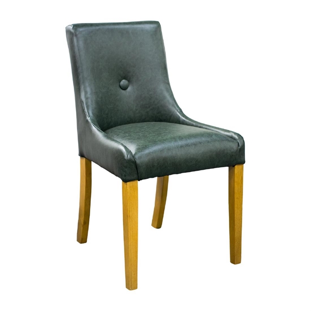 Bath Dining Chair in Soft Oak with Bison Cedar (Pack 6) (Direct)