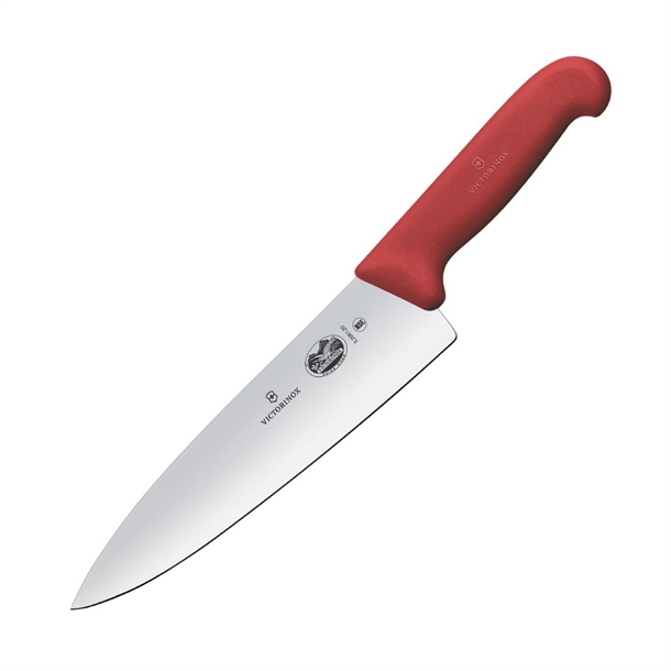 Victorinox Fibrox Chef's Knife Straight Red - 20cm