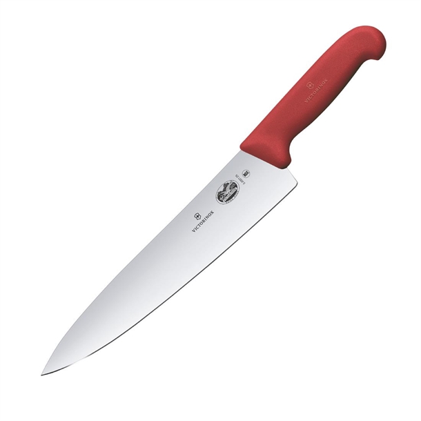Victorinox Fibrox Chef's Knife Straight Red - 25cm