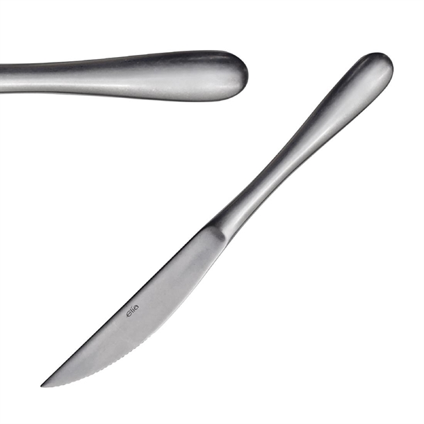 Elia Vantage Stainless Steel Steak Knife Solid (Pack 6) (B2B)