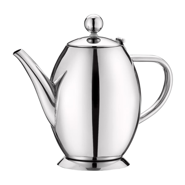 Elia Classic Stainless Steel Teapot Hinged Lid - 0.45Ltr (B2B)