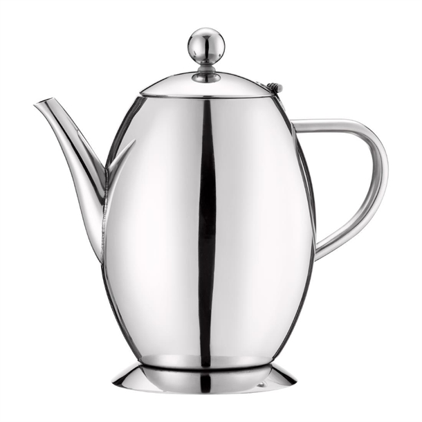 Elia Classic Stainless Steel Teapot Hinged Lid - 0.80Ltr (B2B)