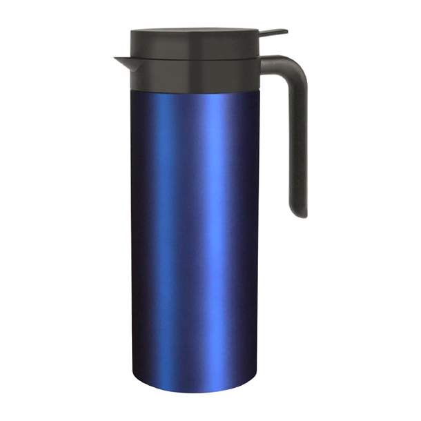 Elia Cylinder-Type Vacuum Jug Blue - 1Ltr (B2B)