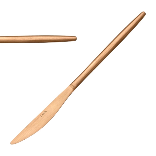 Amefa Soprano Copper Table Knife (Pack 12) (B2B)
