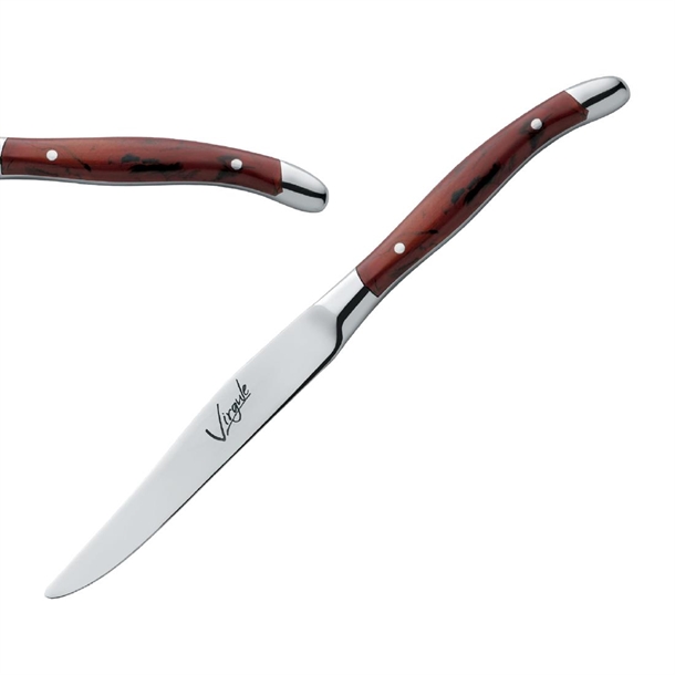 Amefa Virgule Steak Knife Brown (Pack 12) (B2B)