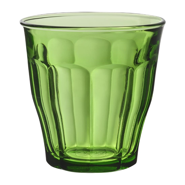Duralex Picardie Tumbler Glass Green - 250ml (Box 4) (B2B)
