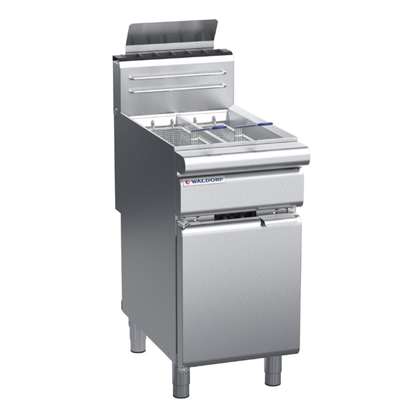 Waldorf FN8226GH Gas Fryer W/Mechanical Control & High Splashback 450mm (Direct)