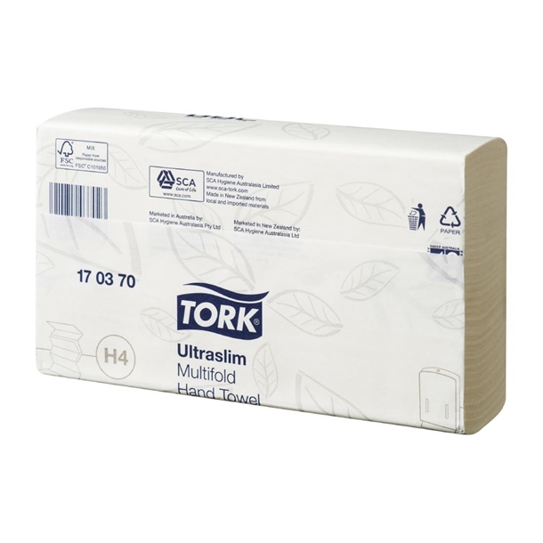 Tork Ultraslim Multifold Hand Towel 1ply Advanced H4 - (Pack 21)