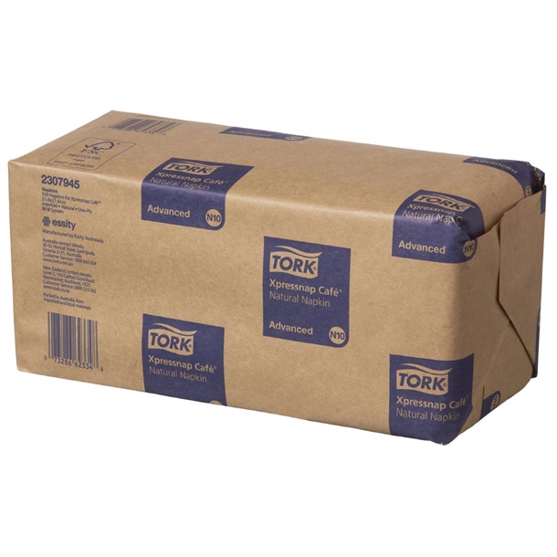 Tork Xpressnap Café Dispenser Napkin N10 Natural (Pack 12) (B2B)