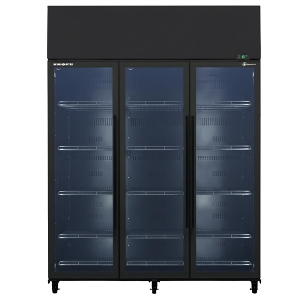 Skope TME ActiveCore Ultra Efficient Vert 3 Glass Door Chill WhiteBlack (Direct)