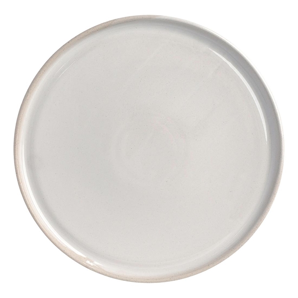 Pottr Gembrook Flat Coupe Plate White - 280mm (Box 4) (B2B)