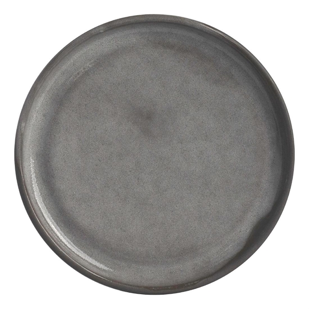 Pottr Gembrook Flat Coupe Plate Grey - 165m (Box 6) (B2B)
