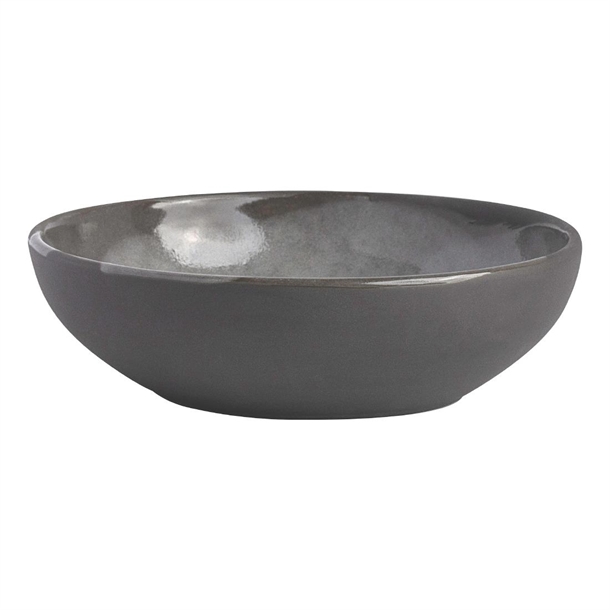 Pottr Gembrook Round Bowl Grey - 195x50mm (Box 6) (B2B)