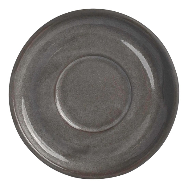 Pottr Gembrook Espresso Saucer Grey - 120mm (Box 6) (B2B)