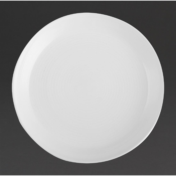 Pottr Finn Round Plate Tapered White - 150mm (Box 6) (B2B)