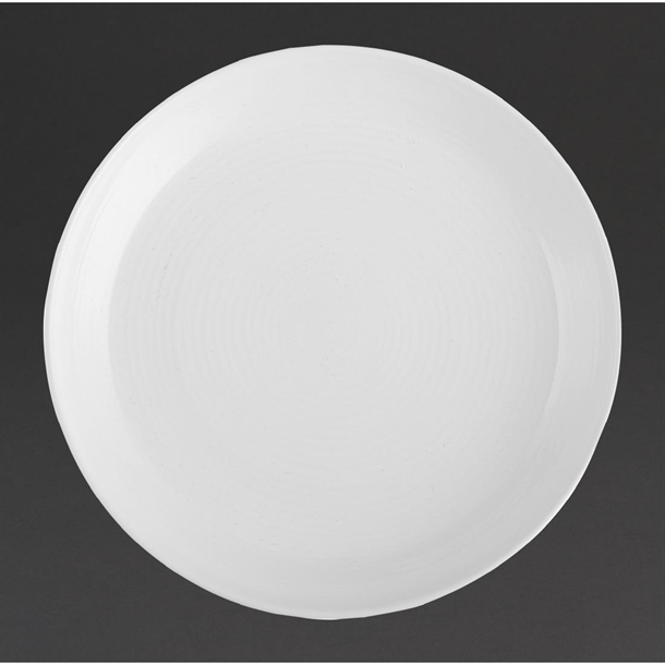 Pottr Finn Round Plate Tapered White - 170mm (Box 6) (B2B)