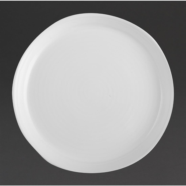 Pottr Finn Round Plate Tapered White 250mm (Box 6) (B2B)