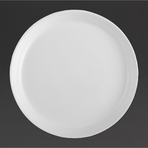 Pottr Finn Round Plate Tapered White 290mm (Box 6) (B2B)
