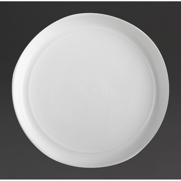Pottr Butler Round Stackable Plate White - 230mm (Box 6) (B2B)