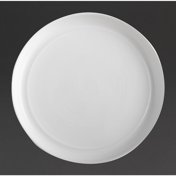 Pottr Butler Round Stackable Plate White - 270mm (Box 6) (B2B)