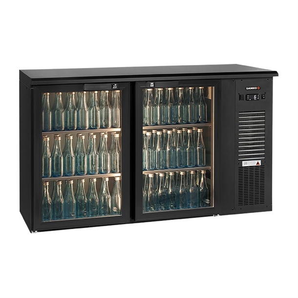 Gamko&nbsp;E3 Flaschenkühlschrank, 2 Glastüren