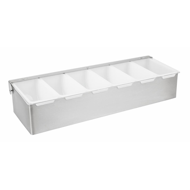 Olympia Condiment Box St/St 6x1 Pint