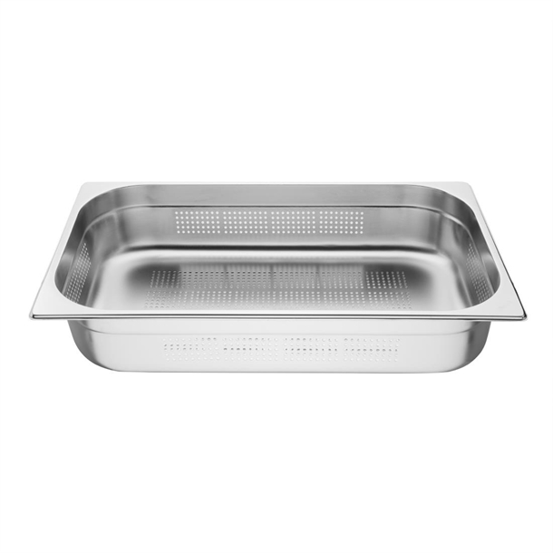 BAC RÉCIPIENT CONTENANT GASTRO ACIER INOXYDABLE GN - 1/1 - 40 MM Perfore 14 0000506 2005859 6784015 Produit