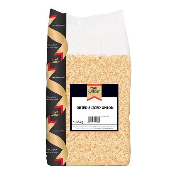Chef William Sliced Onion - 1.36kg