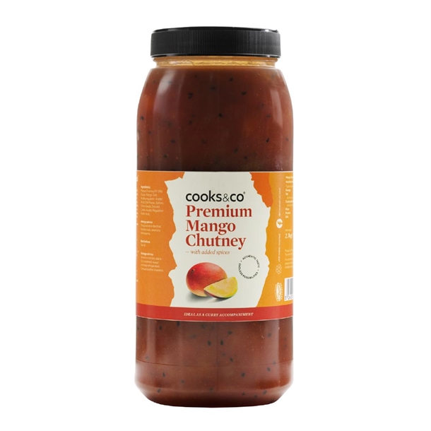 Cooks & Co Premium Mango Chutney - 2.7kg (SINGLE)