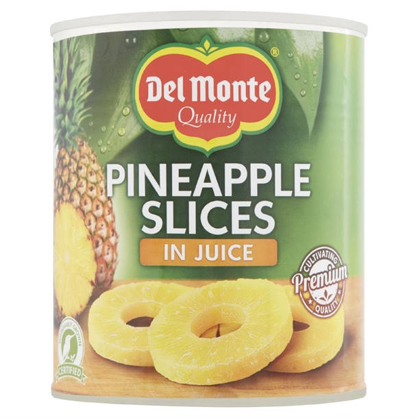 Del Monte Pineapple Slices in Juice - 820g (SINGLE)