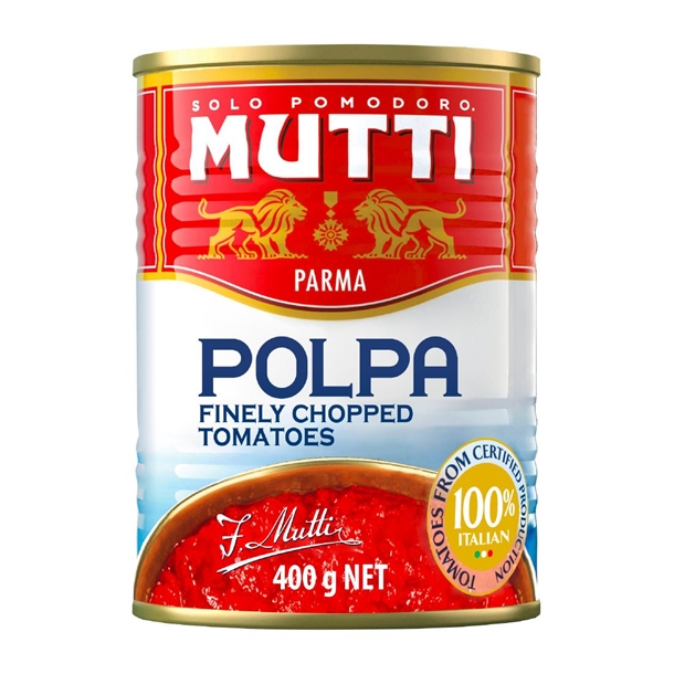 Mutti Finely Chopped Tomatoes - 400g (Pack 12) (CASE)